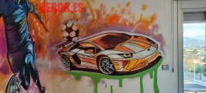 Graffiti Lambo Llados Habitacion Street Art 300x100000